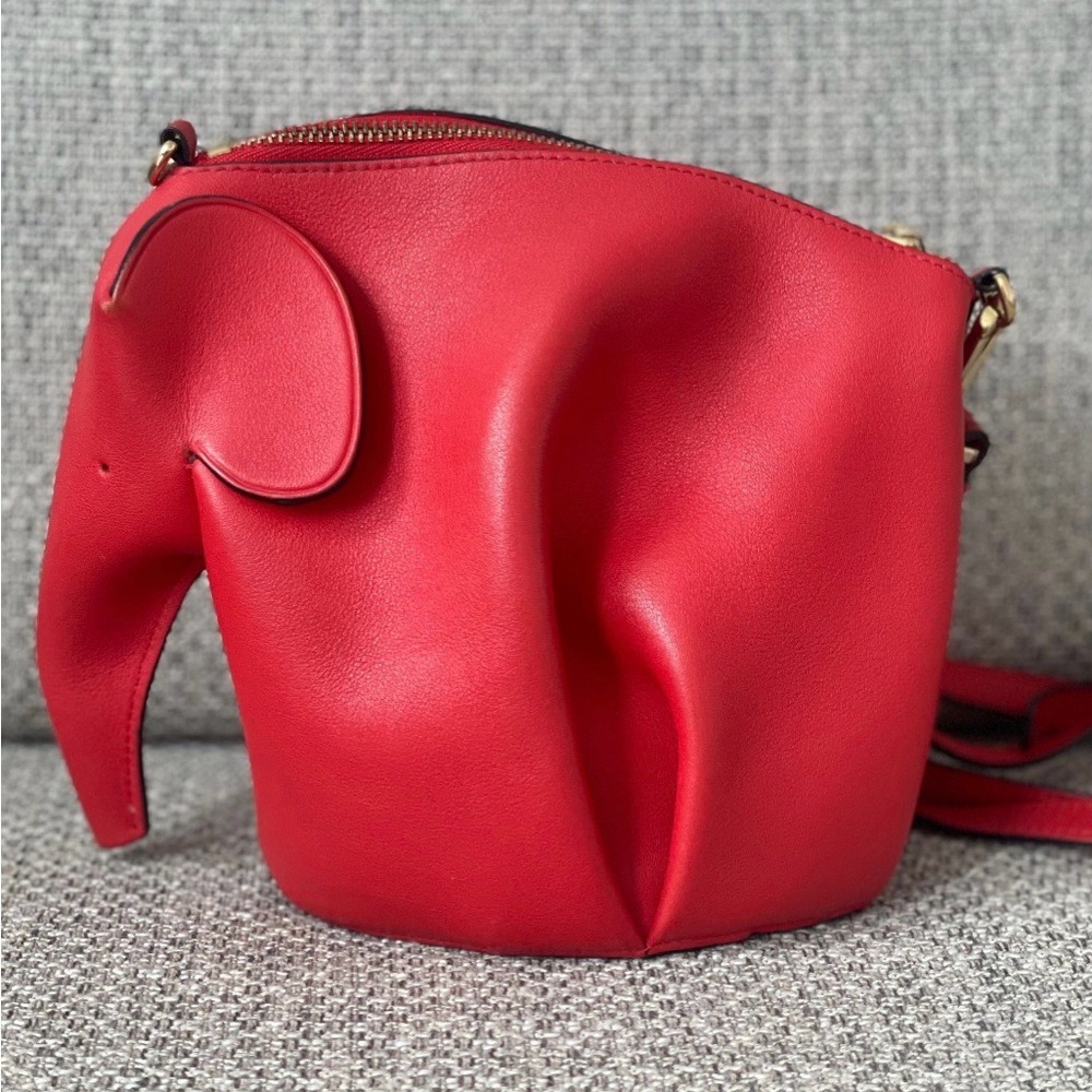 Loewe Red Elephant Crossbody Bag